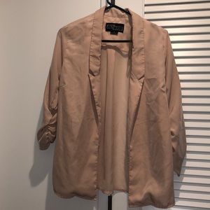 Blush colored blazer